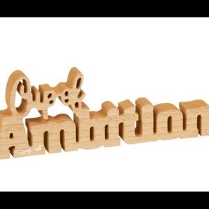 Dolly Parton Wooden Ambition Sign Decor